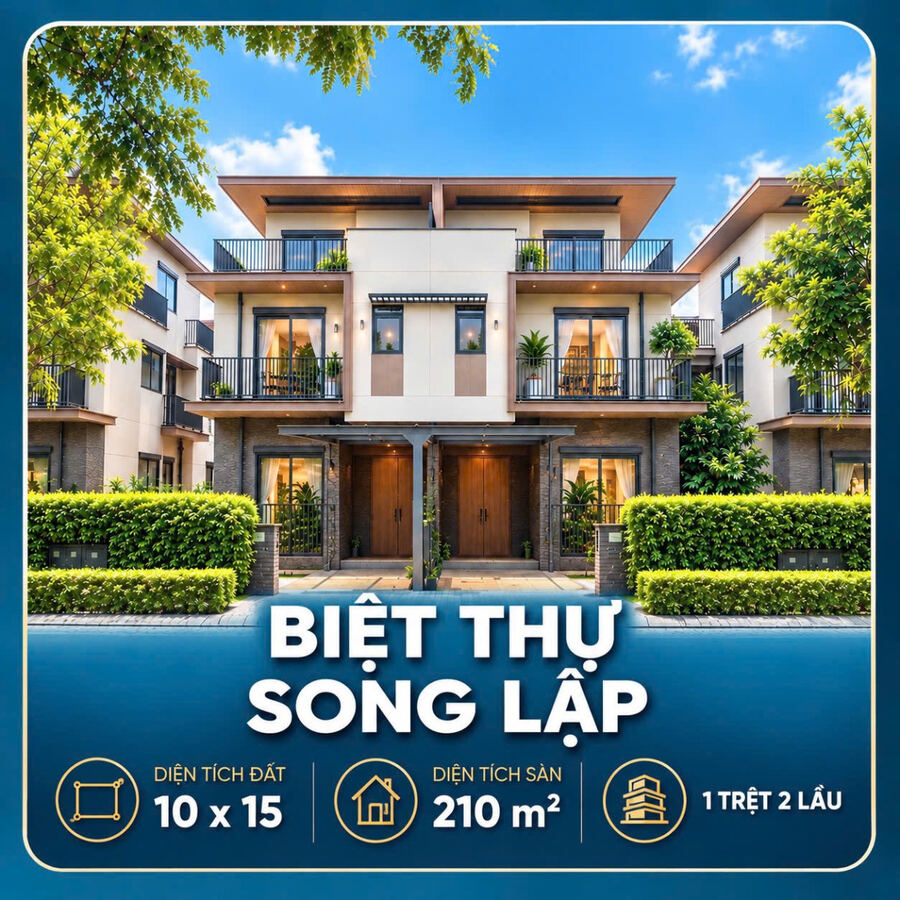 Nhà mẫu Biệt thự song lập Nagomi